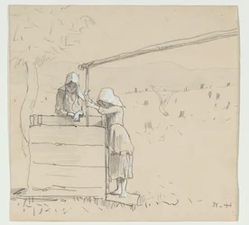 Girls at a Well, 1879